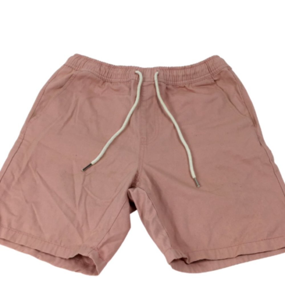 Forever 21 Men's Summertime Slim Fit Casual Pink Lace Up Beach Shorts Size S